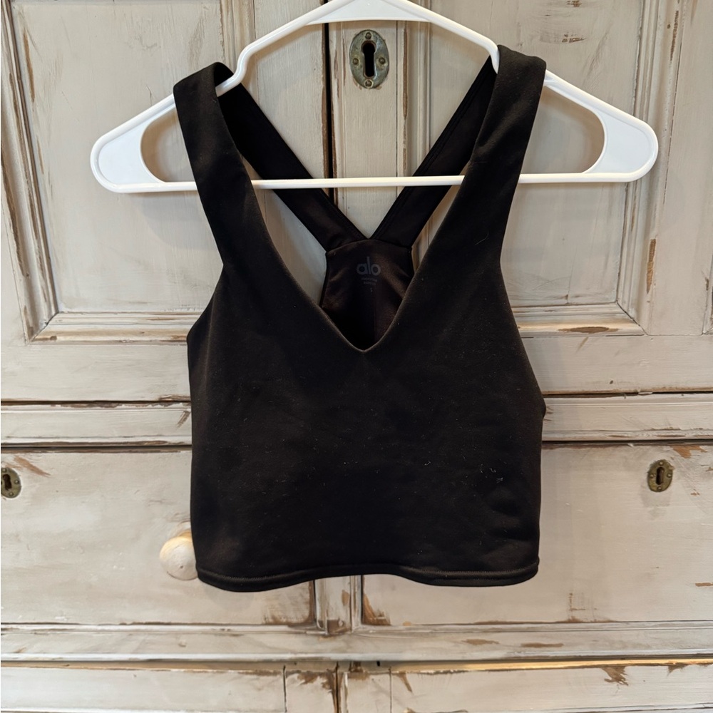 Black Alo Yoga Sports Bra
